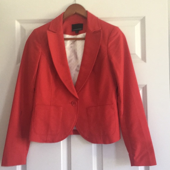 red summer jacket